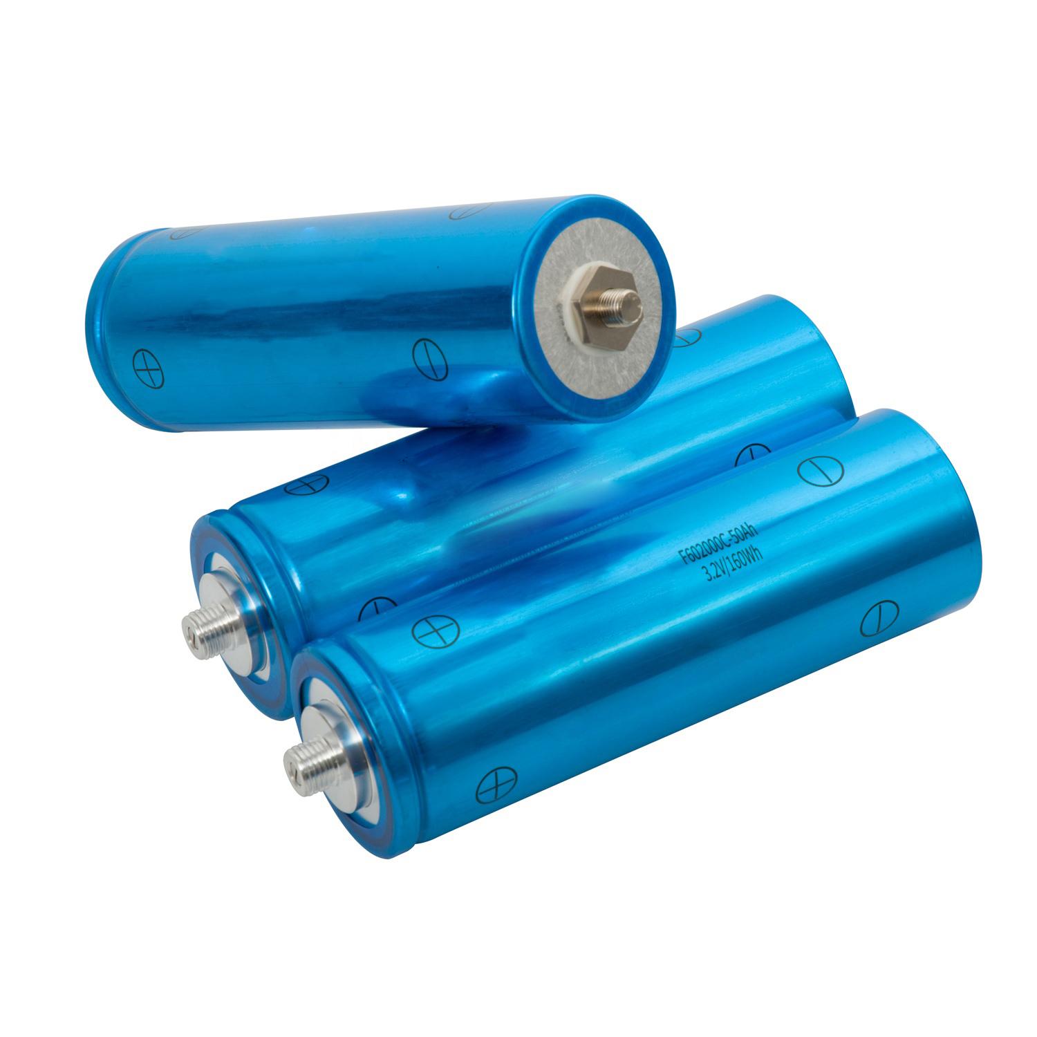 3.2V 50Ah Cylindrical LiFePO4 Battery Cell F602000C 