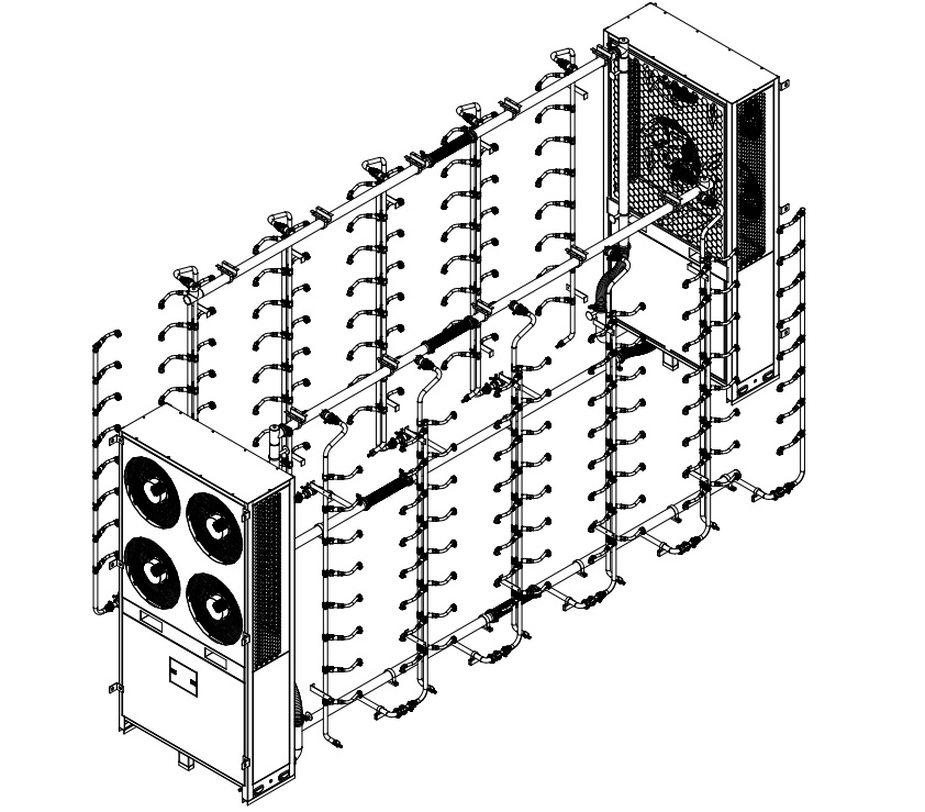 Liquid Cooling Pipe Layout (For reference)