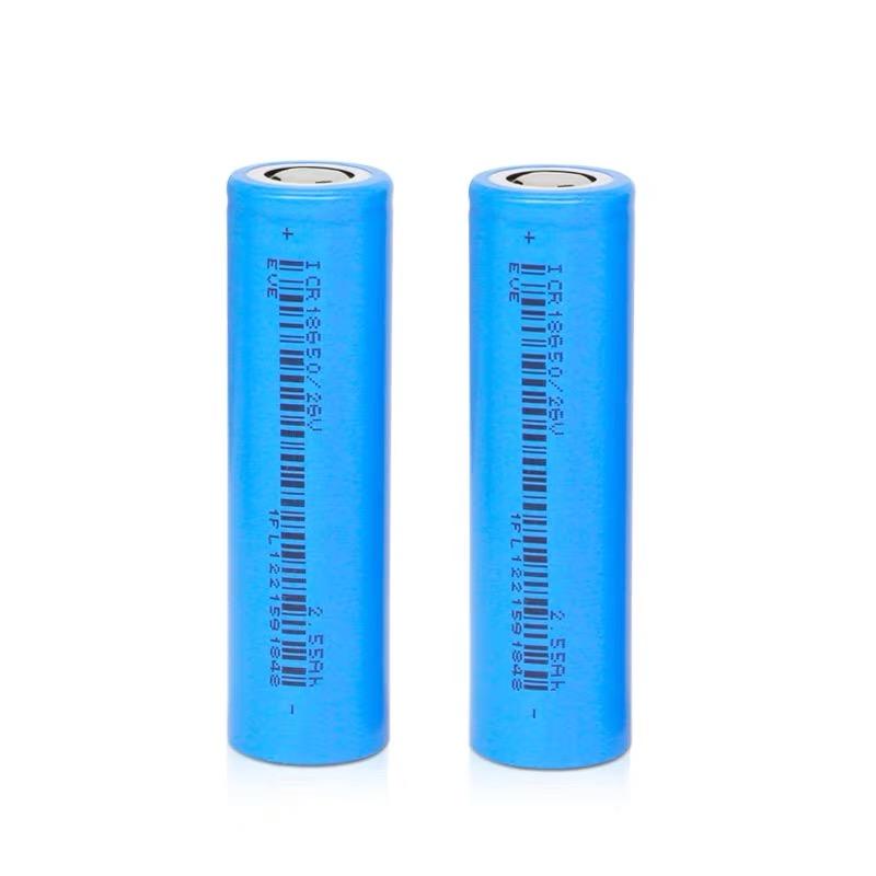 EVE 3.6V 2550mAh 18650 Battery Cylindrical Lithium Ion NCM Cell