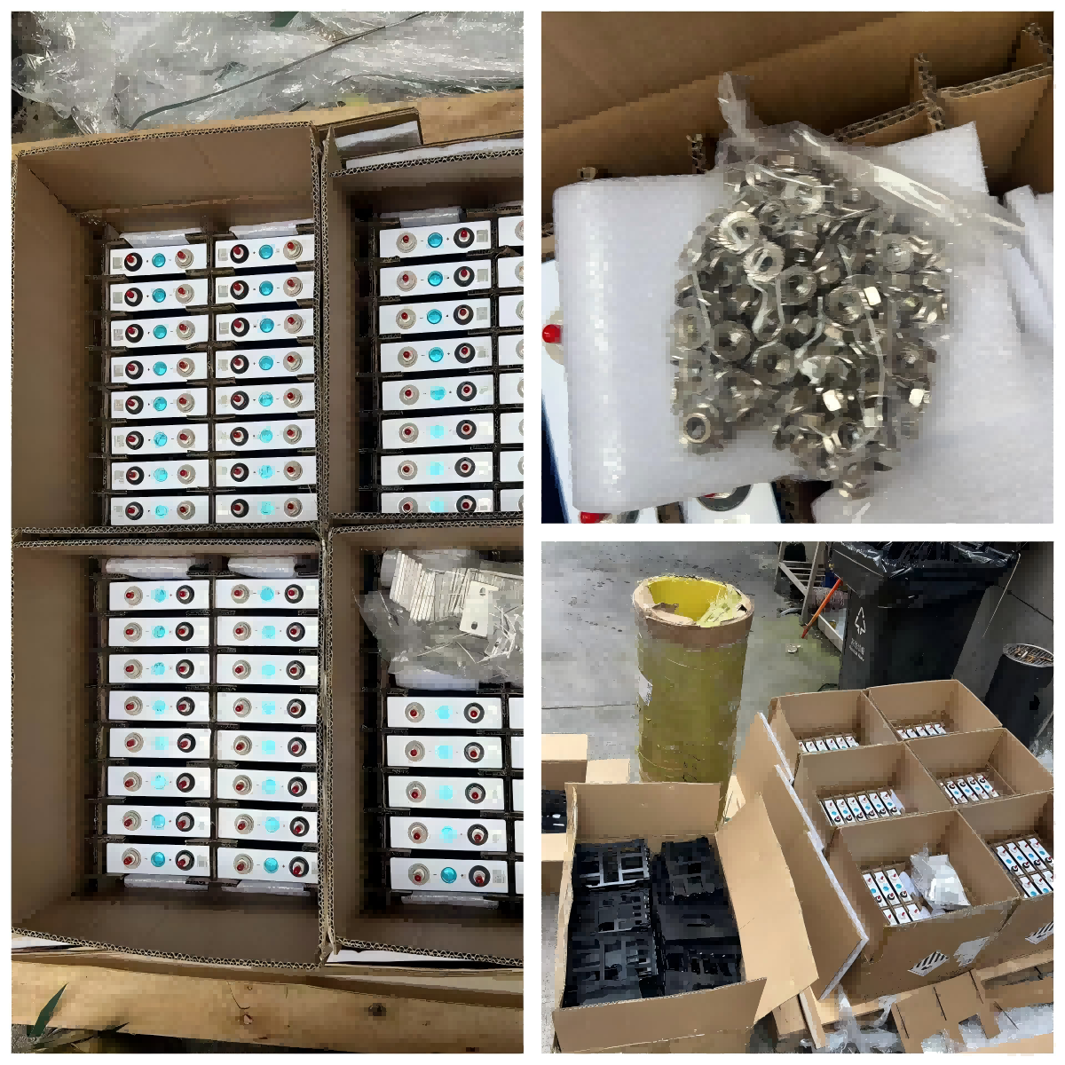 90pcs EVE 105Ah Lifepo4 Battery Were Shipped to France