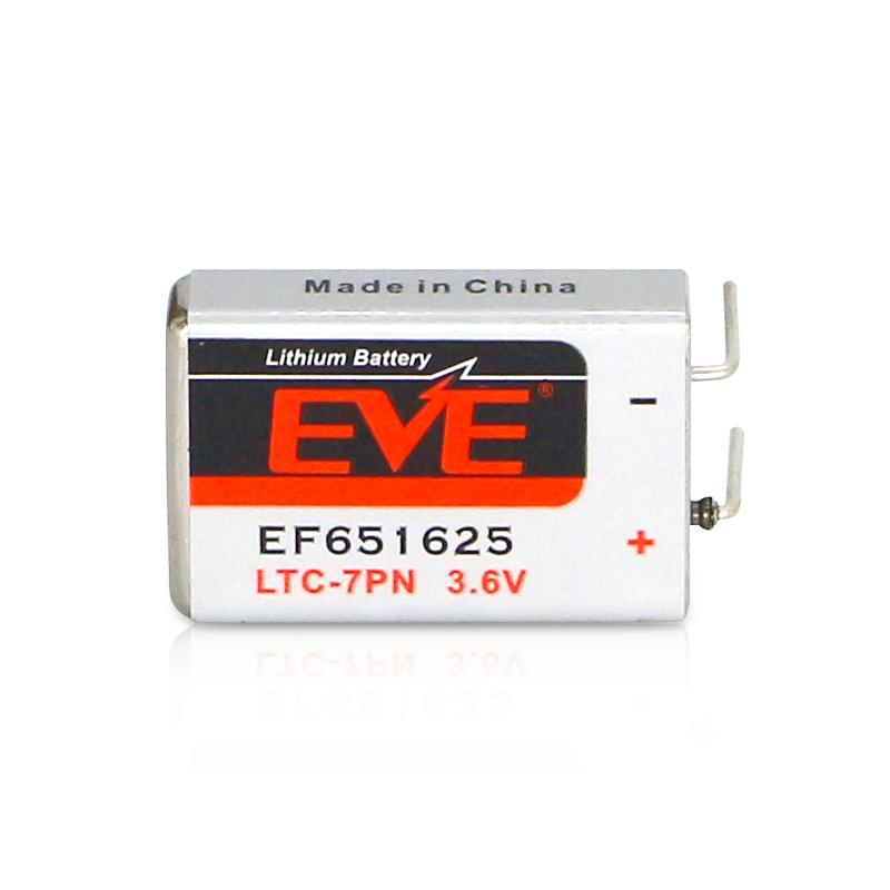 EVE EF651625 3.6v 750mAh Lithium Li-SOCl2 Non Rechargeable Battery