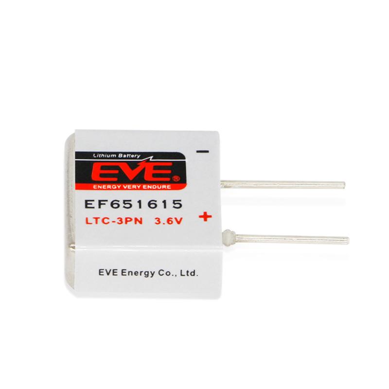 EVE 3.6V EF651615 400mAh Li/SOCl2 LTC-3PN Li Thionyl Chloride Battery